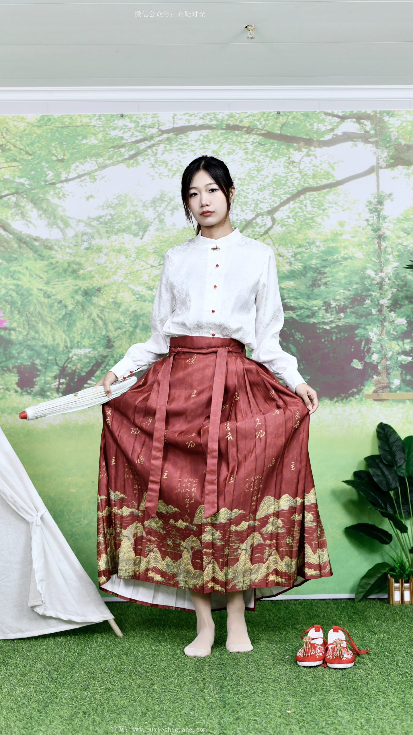 210/阿若~【提裙揽月】裙曳姿，剑凝光，伞开岁月长。