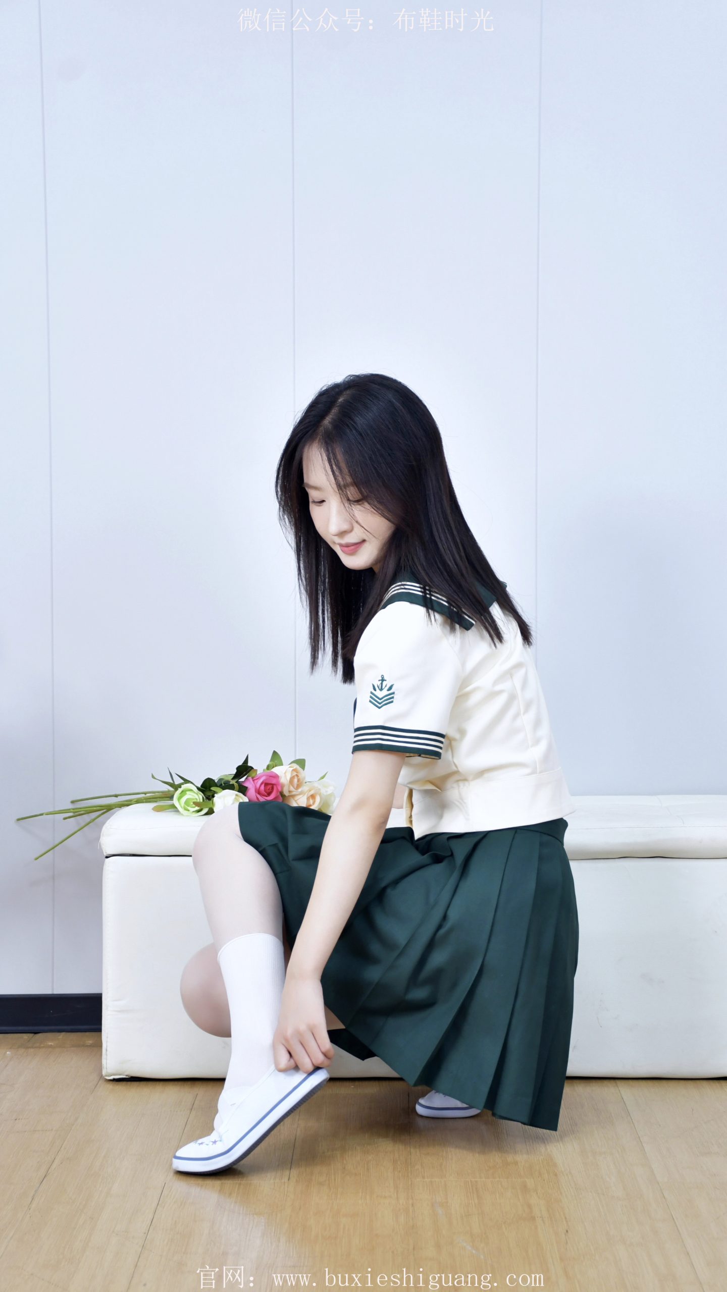 236/月月~【袜鞋JK韵】JK制服白袜浅鞋，每步每姿皆青春校园风。
