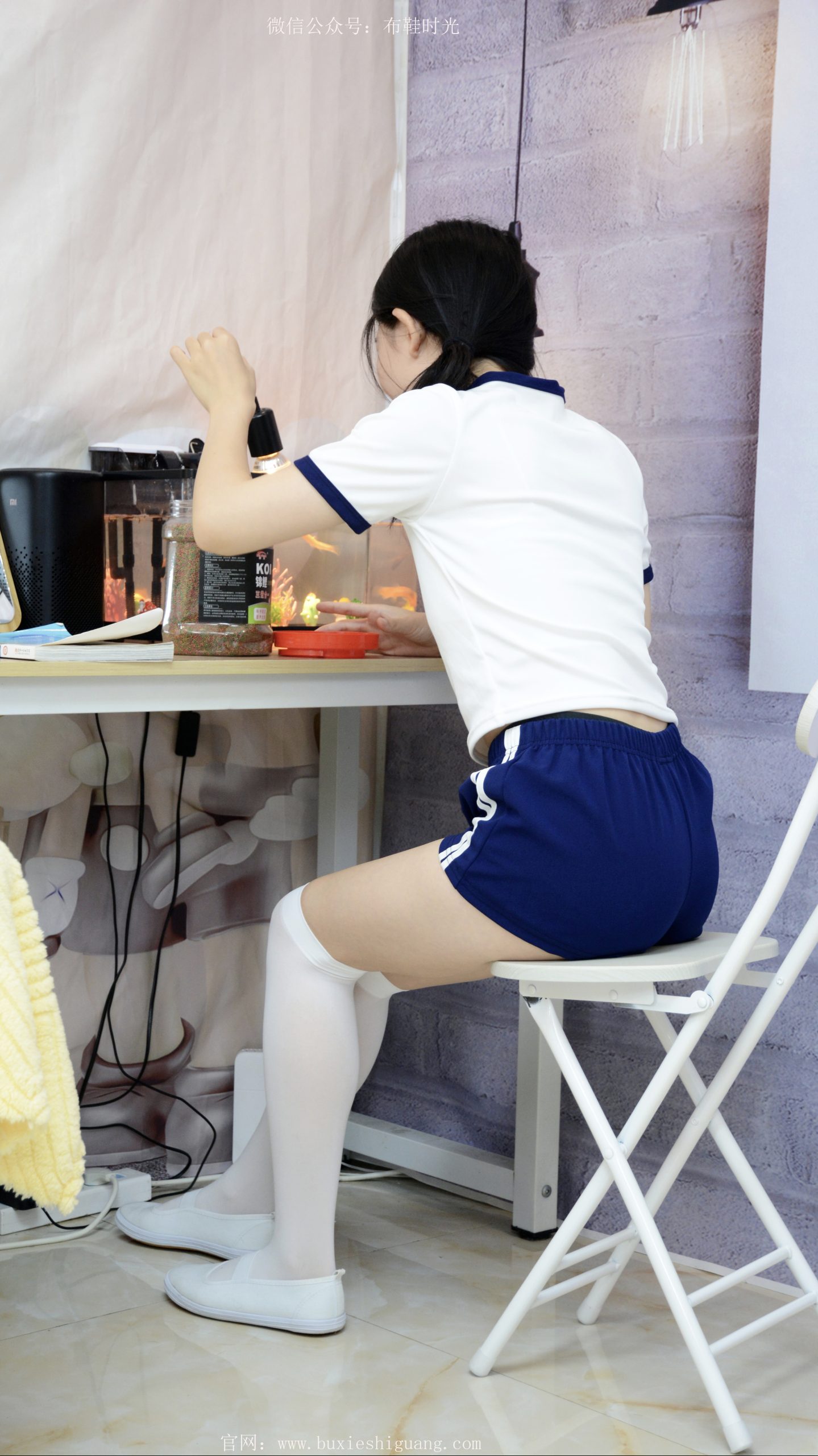 248/双木~【纯氧少女】白袜蓝衫少女态，每帧都是青春鲜活派。
